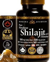 Greystone Tea Shilajit Ultra Gold vegan capsules for clean energy.