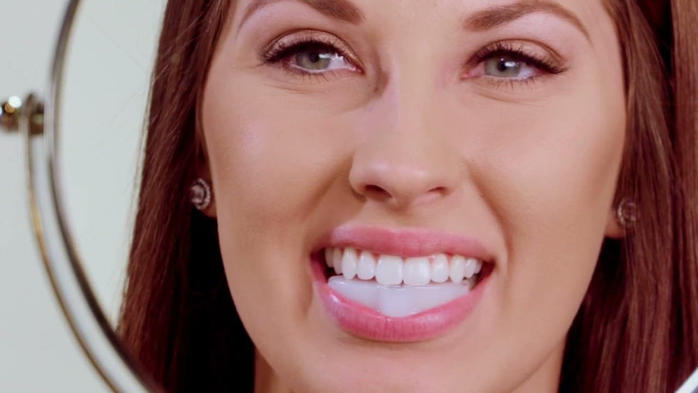 GrindRelief PRO slim front-teeth guard stays discreet and comfortable overnight.