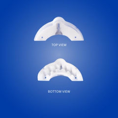GrindRelief PRO fits on upper or lower teeth for flexible use.