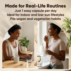 GROHESE Crown Her Naturals D3K2 gluten-free and soy-free formula image.