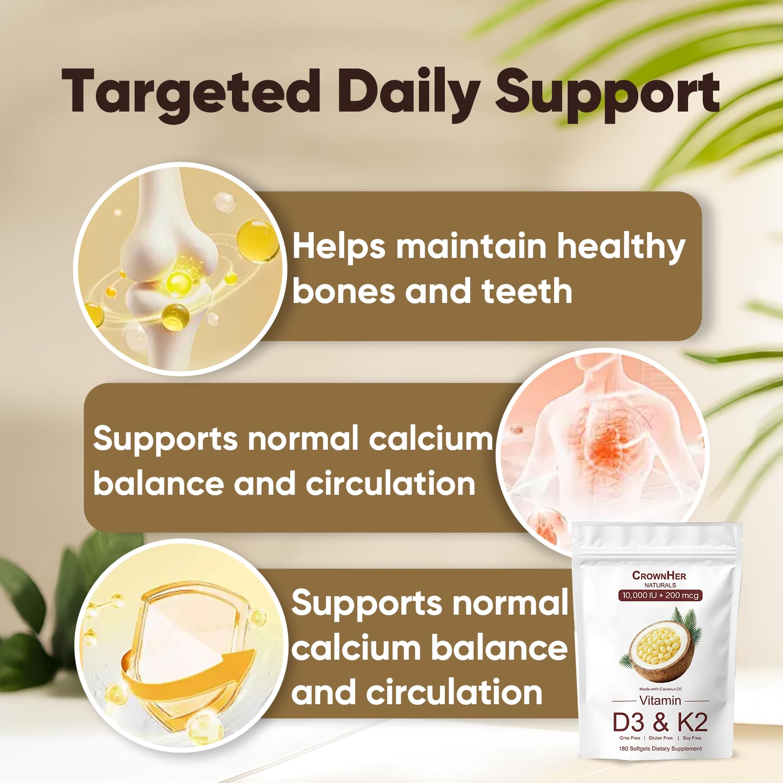 GROHESE Crown Her Naturals D3K2 pour shows easy everyday serving.