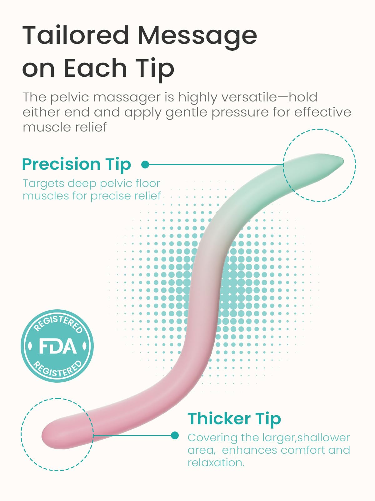 GROWNSY perineal massage wand offers targeted relief and confidence during labor