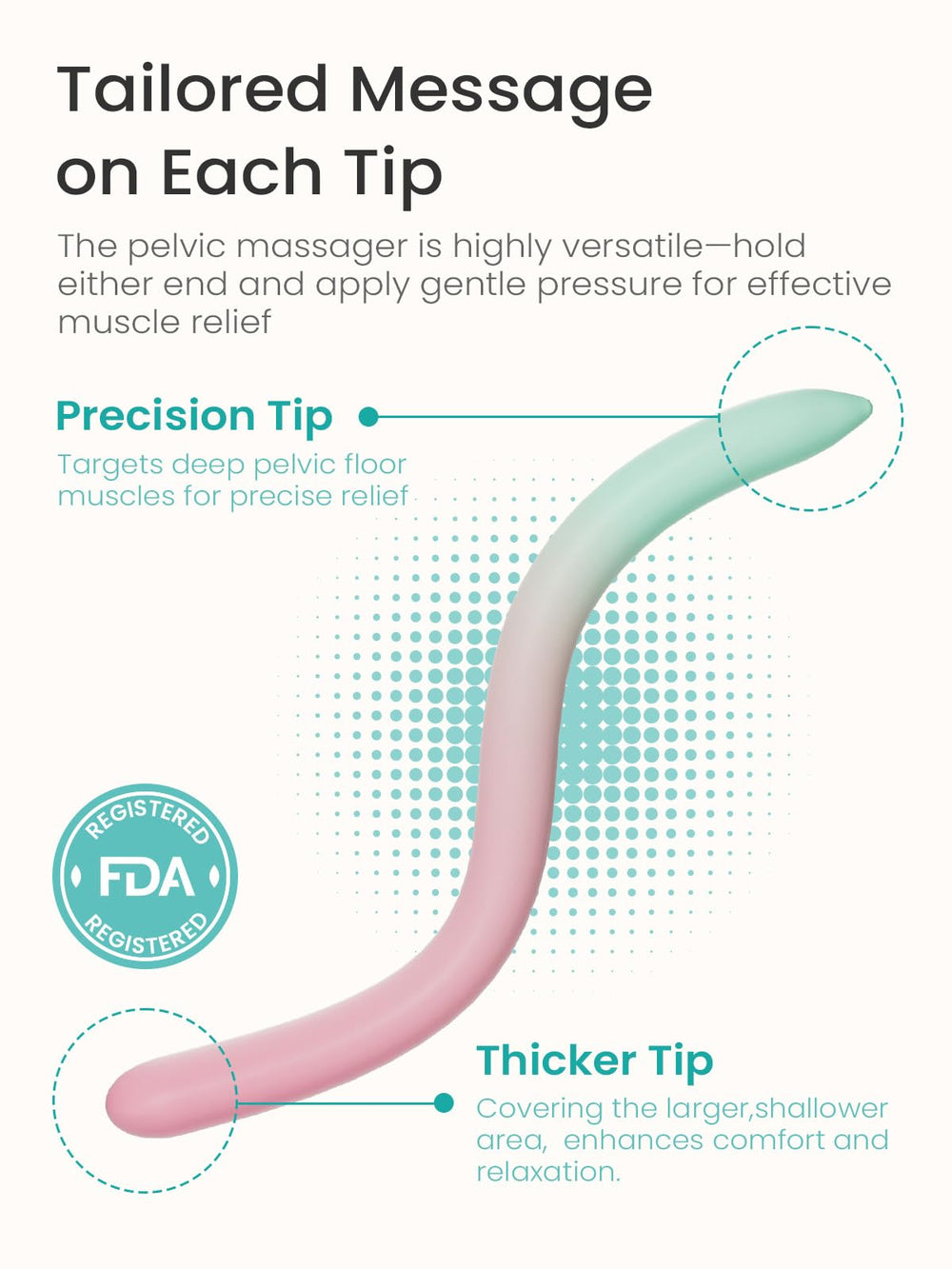 GROWNSY perineal massage wand offers targeted relief and confidence during labor