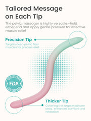 GROWNSY perineal massage wand offers targeted relief and confidence during labor