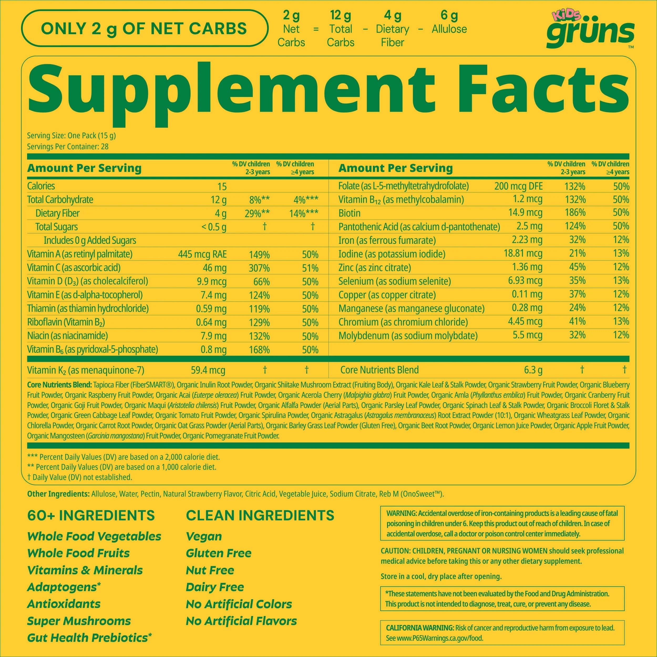 Grüns multivitamin kids new look packaging confirms trusted formula