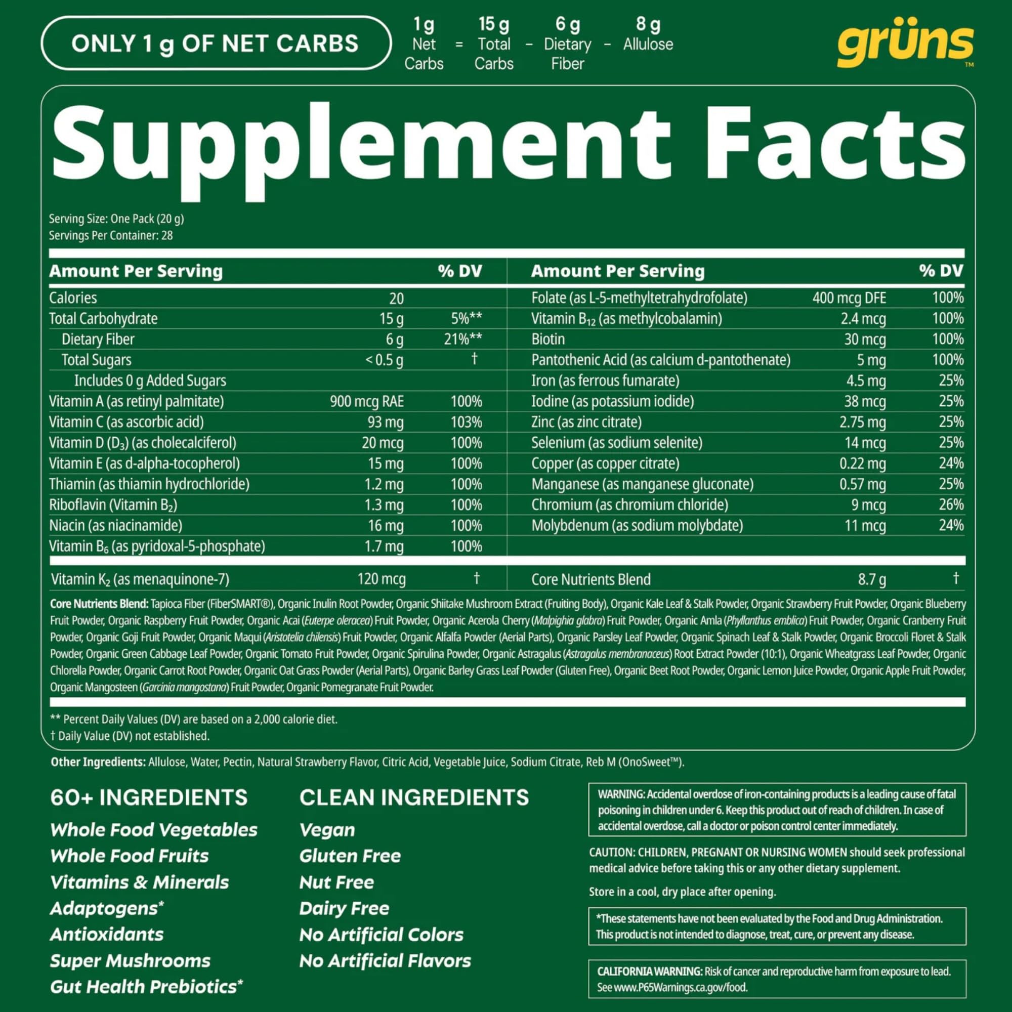 Grüns on-the-go use scene suggests flexible wellness routine