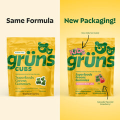 Grüns prebiotic fiber gummies support digestive comfort in kids.