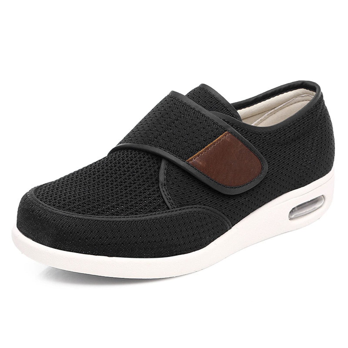 GSFY men's diabetic edema shoes with adjustable closure for easy on/off and customizable fit.