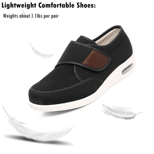 GSFY non-slip outsole walking shoes provide steady traction on indoor and outdoor surfaces.