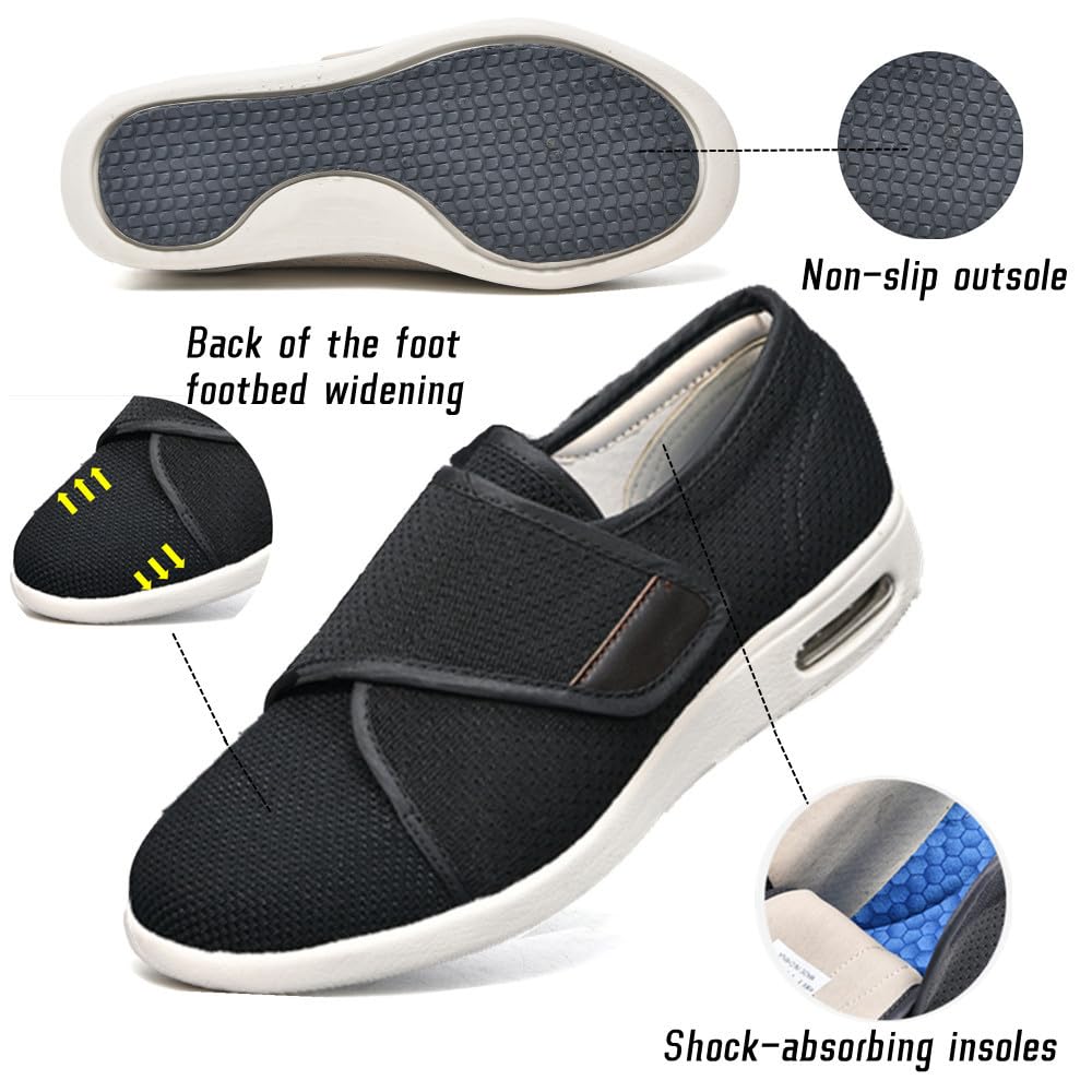 GSFY replaceable insoles in 3mm and 5mm for swelling adjustments.
