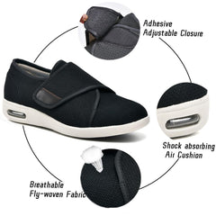 GSFY Women's Diabetic Shoes wide width accommodate swollen feet with roomy toe box and gentle support.