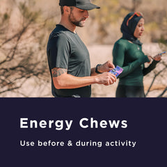 GU Energy Chews caffeine-free option for caffeine-sensitive athletes.