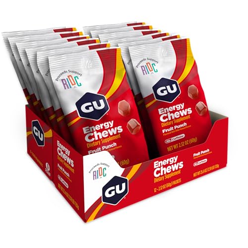 GU Energy Chews mini-chews close-up, compact and easy to eat mid-workout.