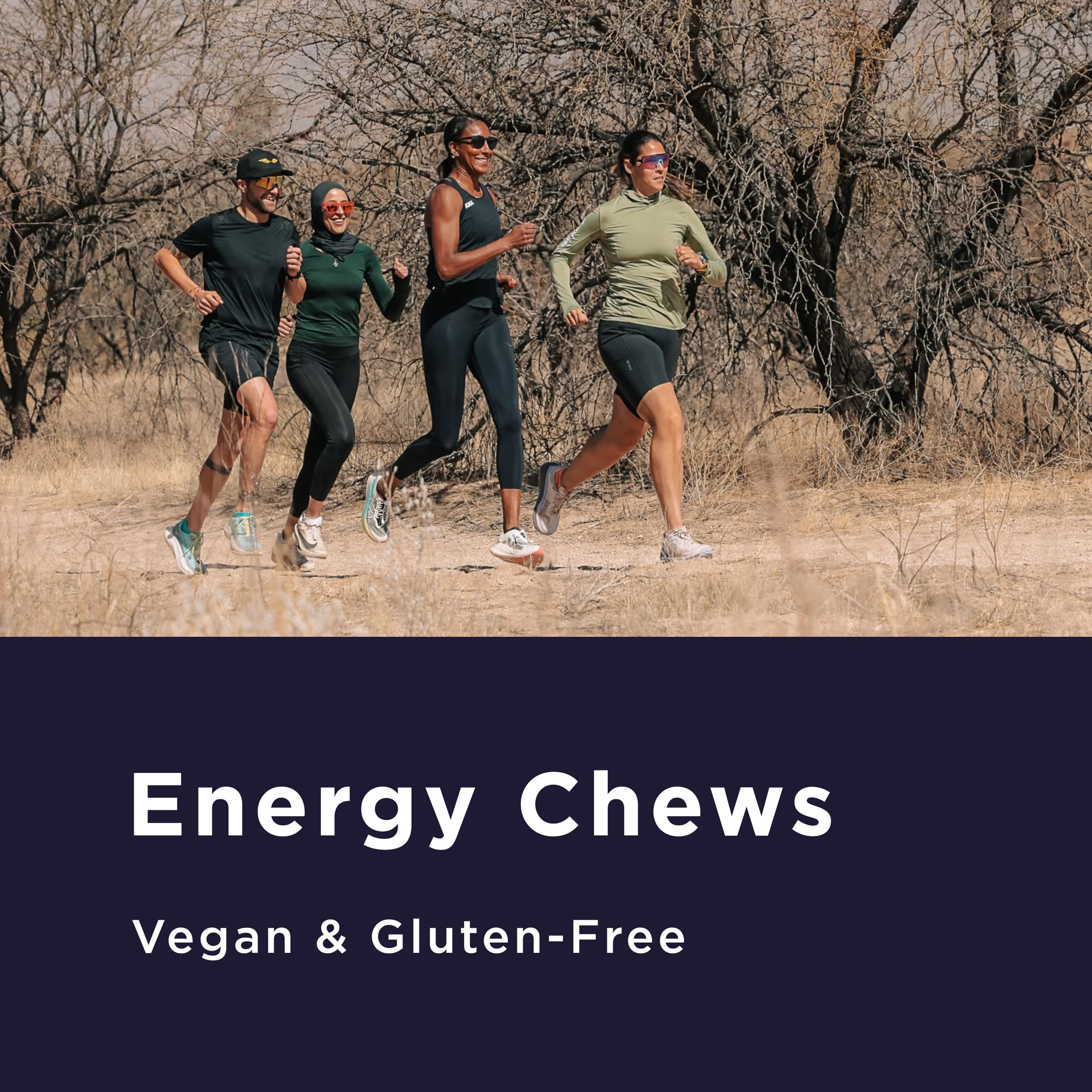 GU Energy Chews Salted Lime with electrolytes to aid hydration during activity.