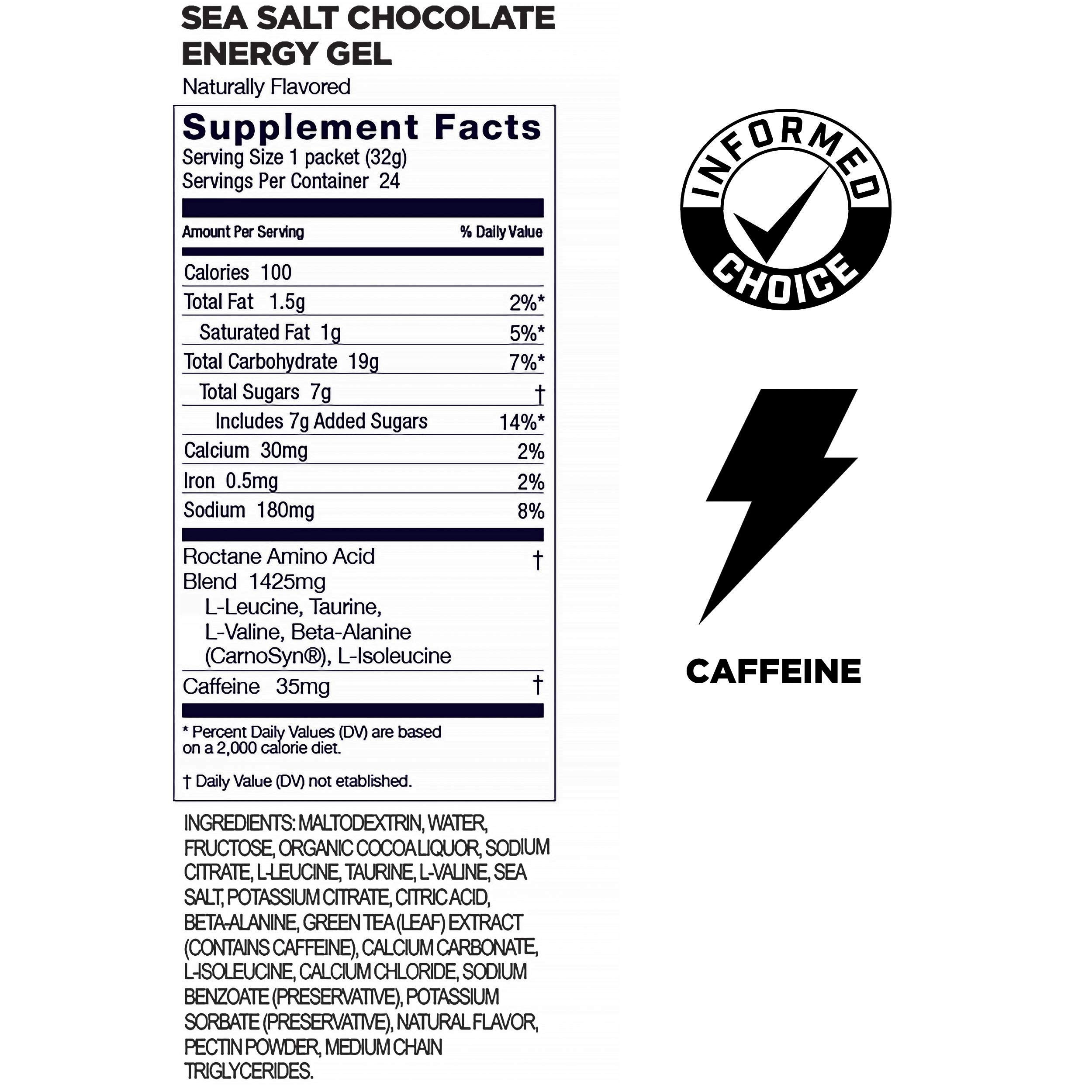 GU Energy Roctane caffeine and sodium boost for performance