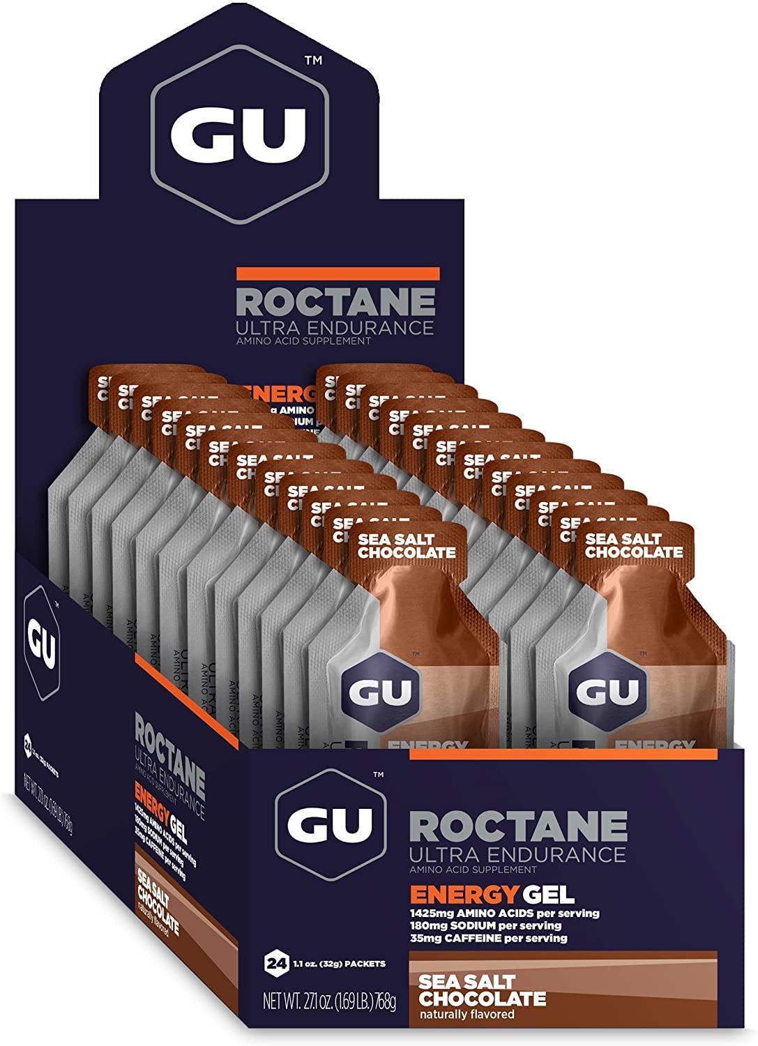 GU Energy Roctane on-the-go gel for training and racing convenience