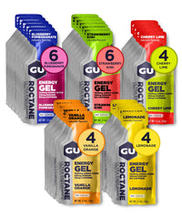 GU Energy Roctane Vanilla Orange packet for long runs and steady energy.
