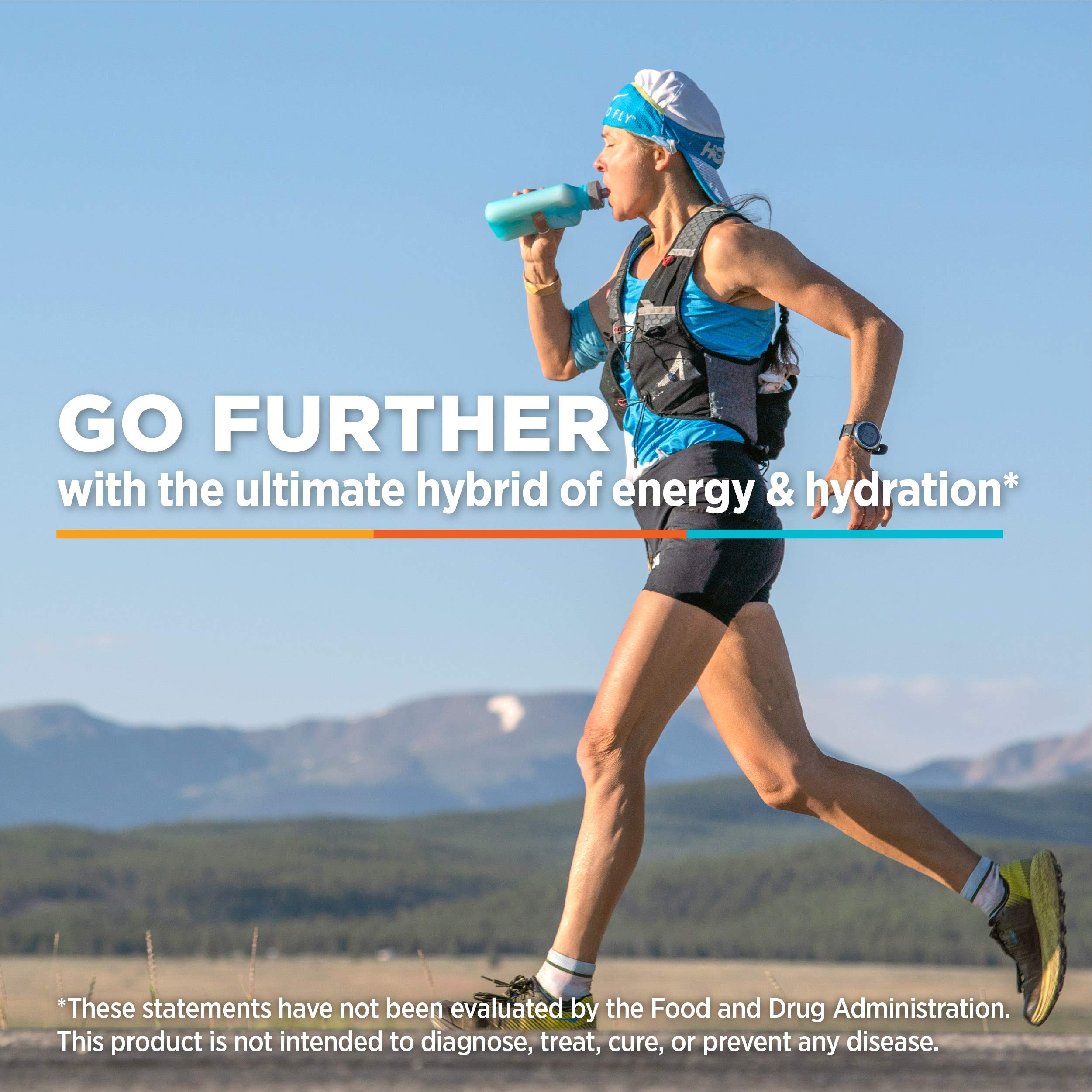 GU Energy Roctane being stirred in a bottle for quick fueling