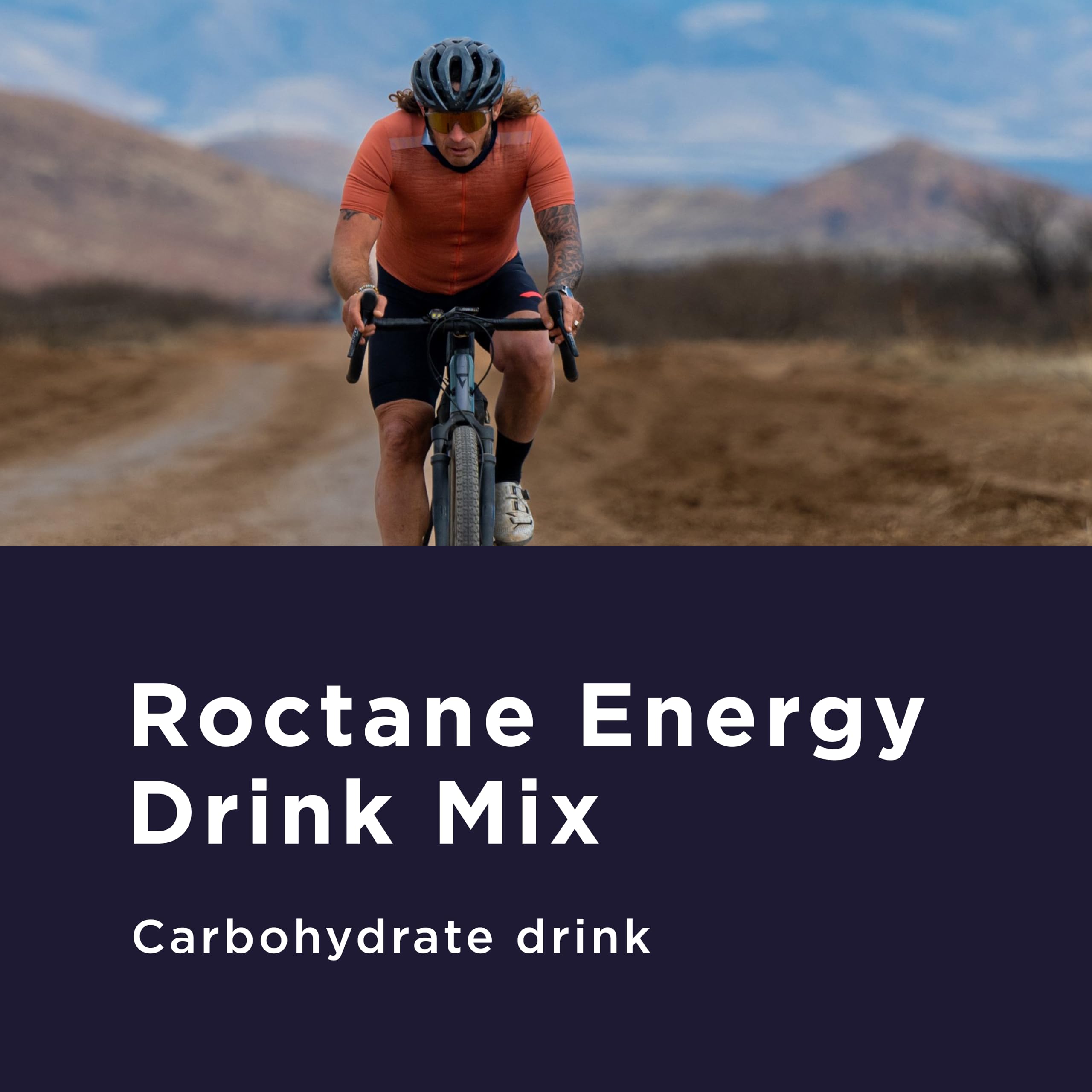 Athlete consuming Roctane during intense training.