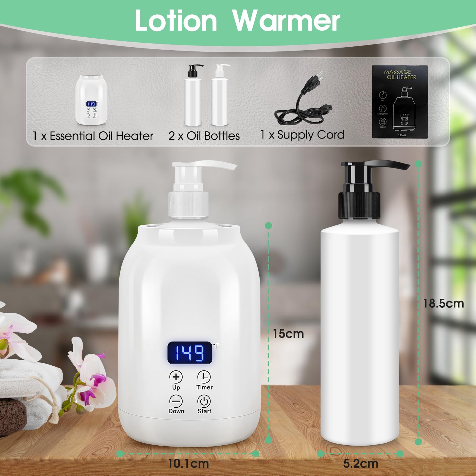 Compact and portable Gugxiom warmer fits small treatment spaces