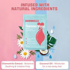 GuidDBella wipes with flushable design for travel and discreet cleansing