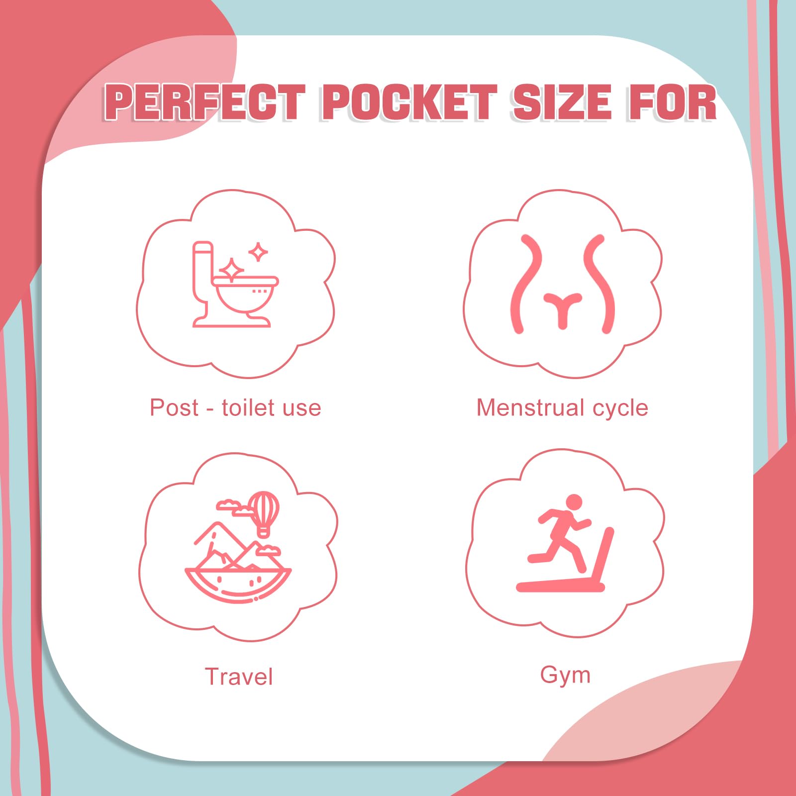 GuidDBella travel-pack wipes ideal for gym bag and commuting routines