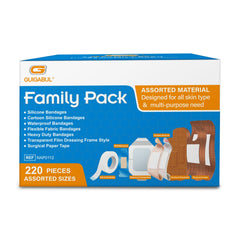 Guigabul assorted bandages for the family, comprehensive wound protection in a single kit.