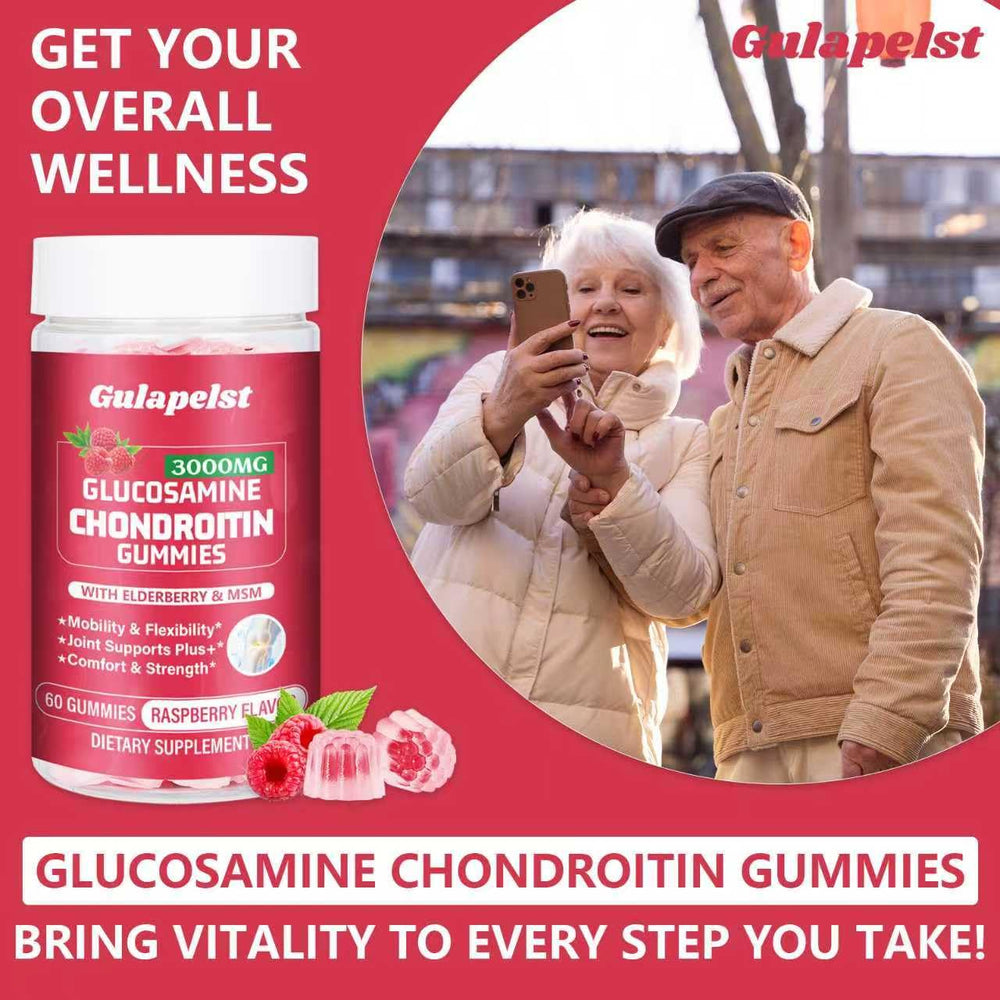 Gulapelst packaging front view highlighting adult joint health benefits