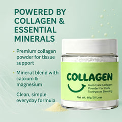 Guliqi daily brushing with powder illustrates easy, gentle oral care routine.