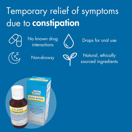 GUNA Bowel dosing solution highlights a gentle, multi-ingredient formula for digestive relief