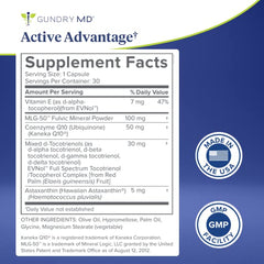 Gundry MD Active Advantage capsules ready to support endurance.