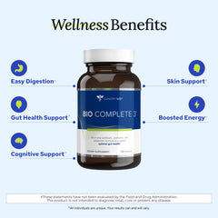 Gundry MD Bio Complete 3 energy graphic suggests boosted energy.