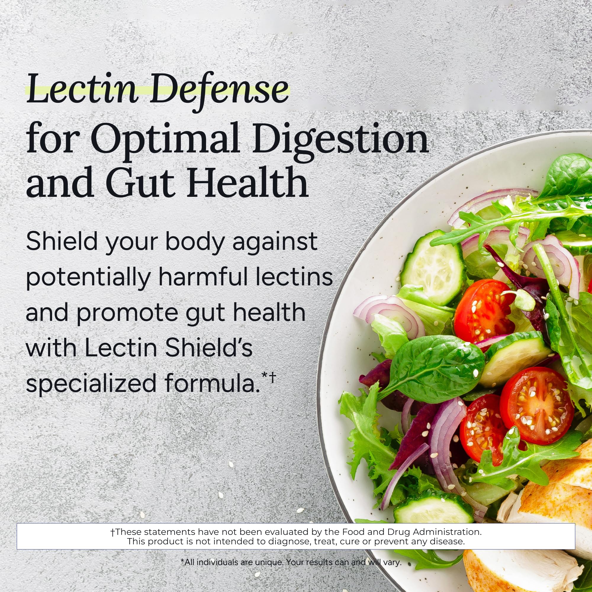 Gundry MD Lectin Shield packaging box emphasizing sugar-free and dairy-free claims