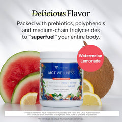 Ingredients panel of Gundry MD MCT Wellness Powder featuring red grape extract and minerals.