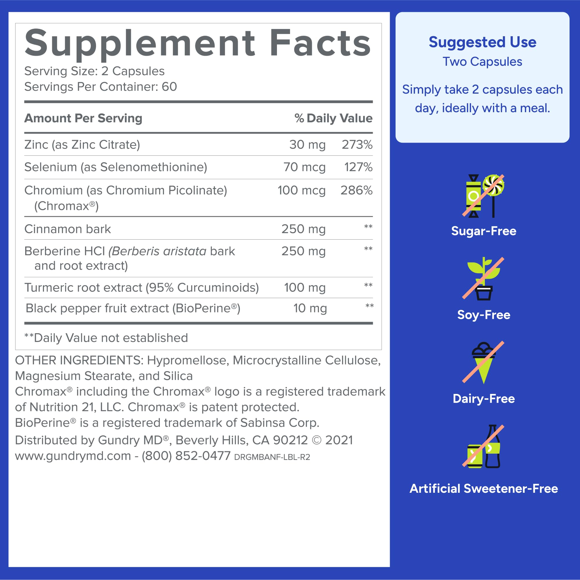 Gundry MD Metabolic Advanced Berberine packaging shown for lifestyle wellness