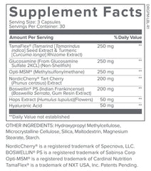 Gundry MD Peak Mobility capsules closeup highlighting joint nourishment for comfortable movement.