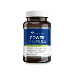 Gundry MD Power Phenols bottle front view promoting daily brain support