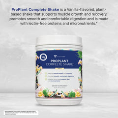 Gundry MD Pro Plant Complete Shake Vanilla nutrition panel highlights fiber and protein