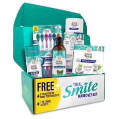 GuruNanda cocomint oil pulling bottle for fresh breath and healthy gums