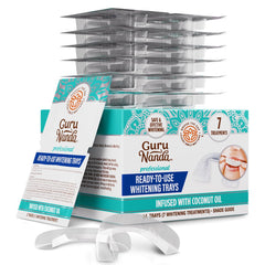 GuruNanda ready-to-use trays pack for seven treatments offering mess-free whitening
