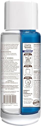 Morning routine shot with GuruNanda mouthwash