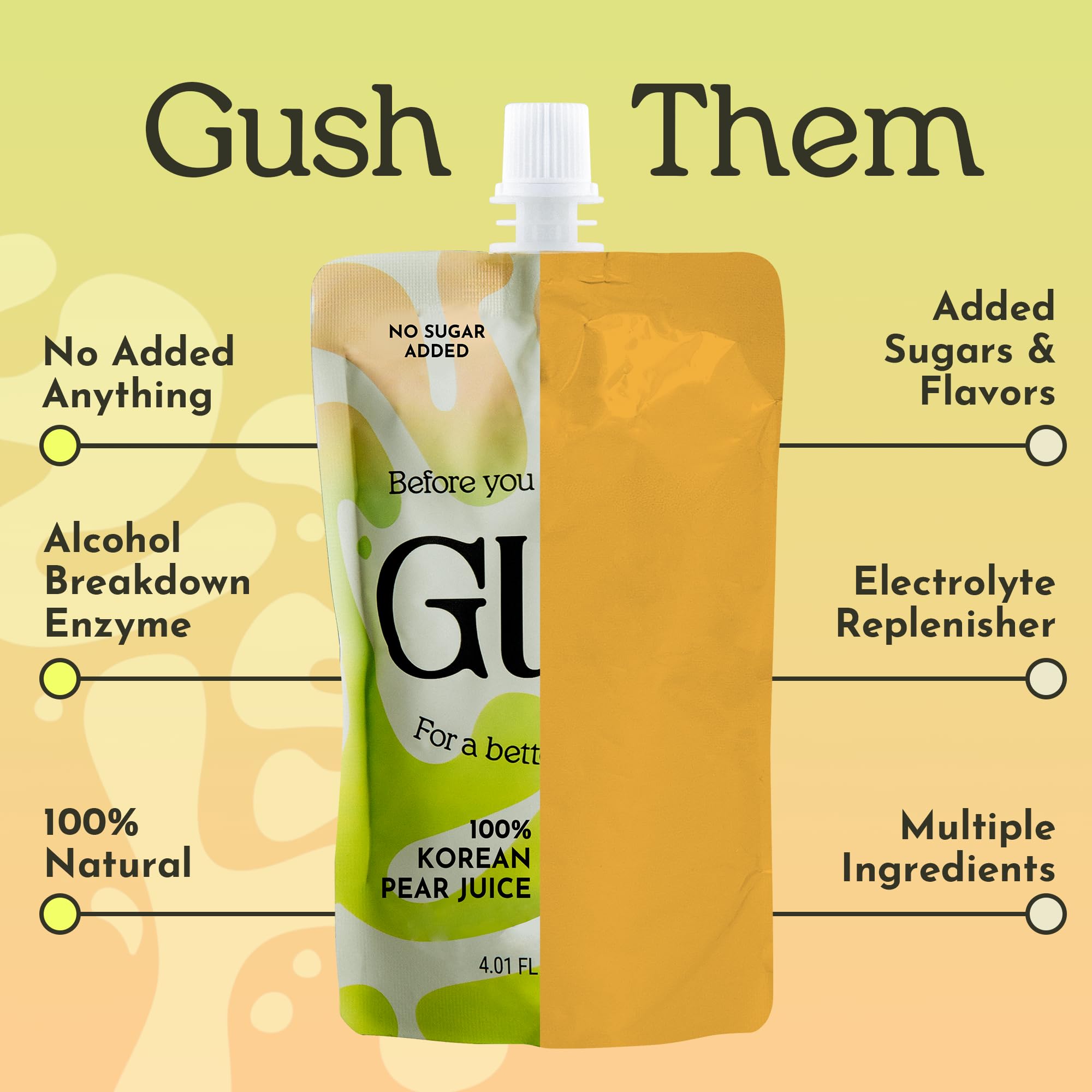 Gush travel-friendly pouch in hand for festivals and nightlife