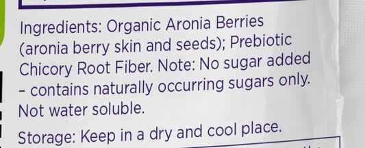 GUT BAR Aronia powder scoop with berries shows easy daily mix