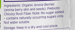 GUT BAR Aronia powder scoop with berries shows easy daily mix