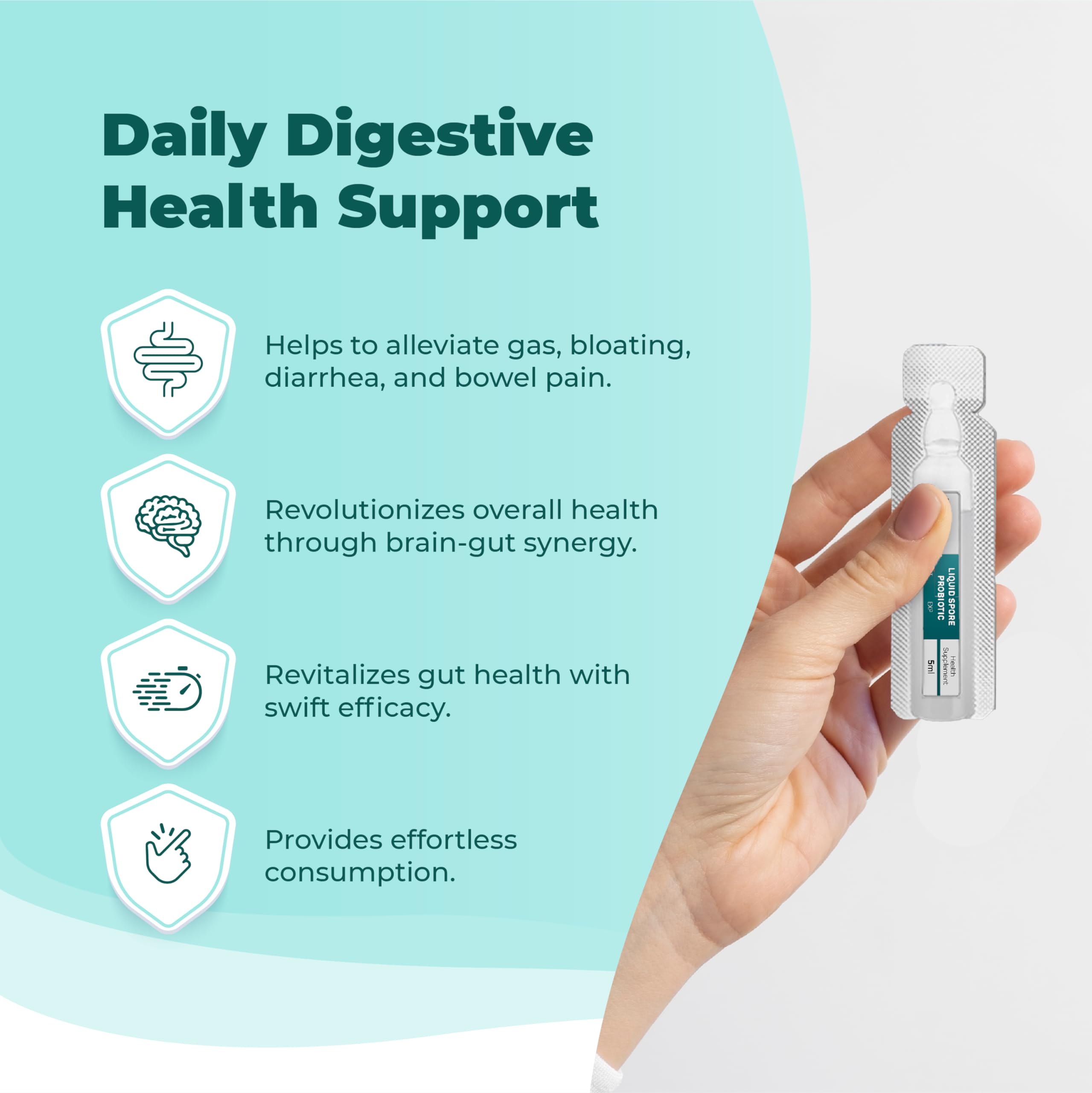 GUT SHIELDS daily dosing guidance supports gradual, comfortable routine.