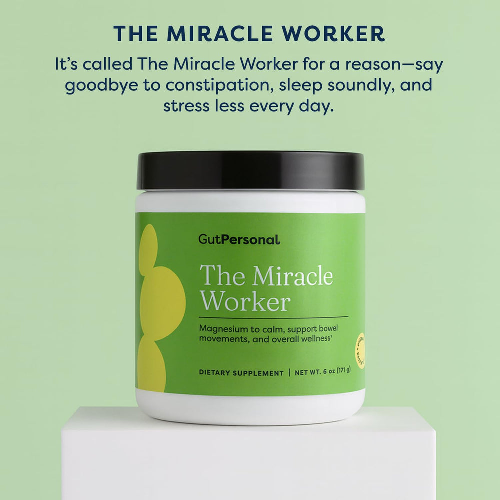 GutPersonal Miracle Worker illustration linking gut health and sleep