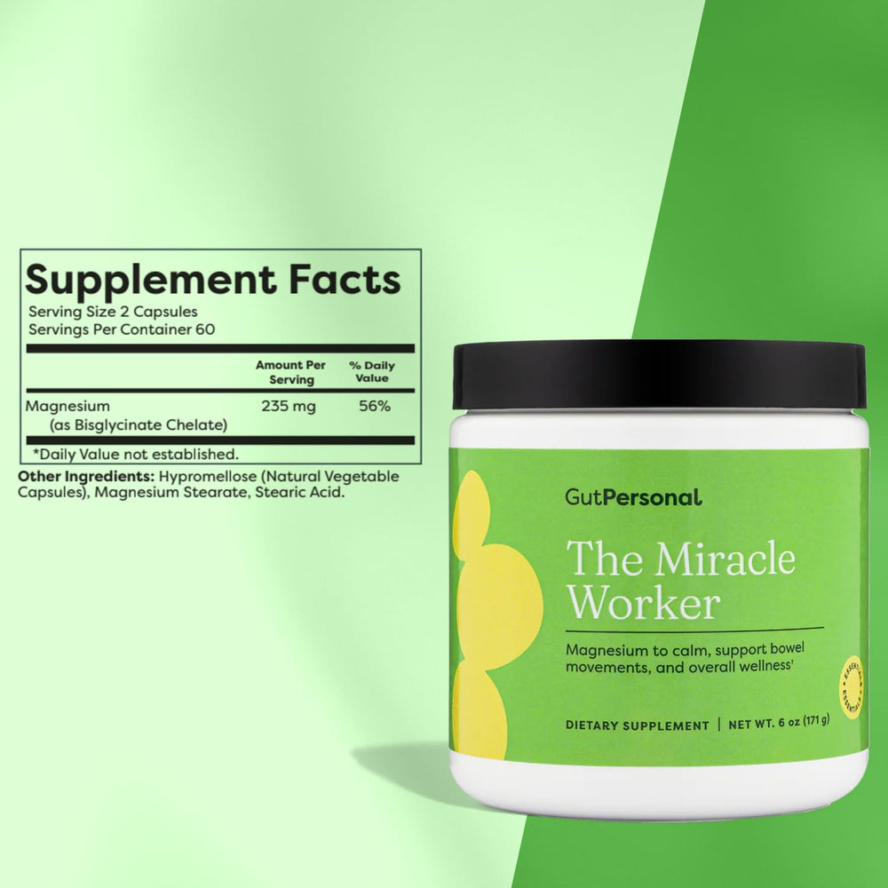GutPersonal Miracle Worker strawberry flavor powder close-up