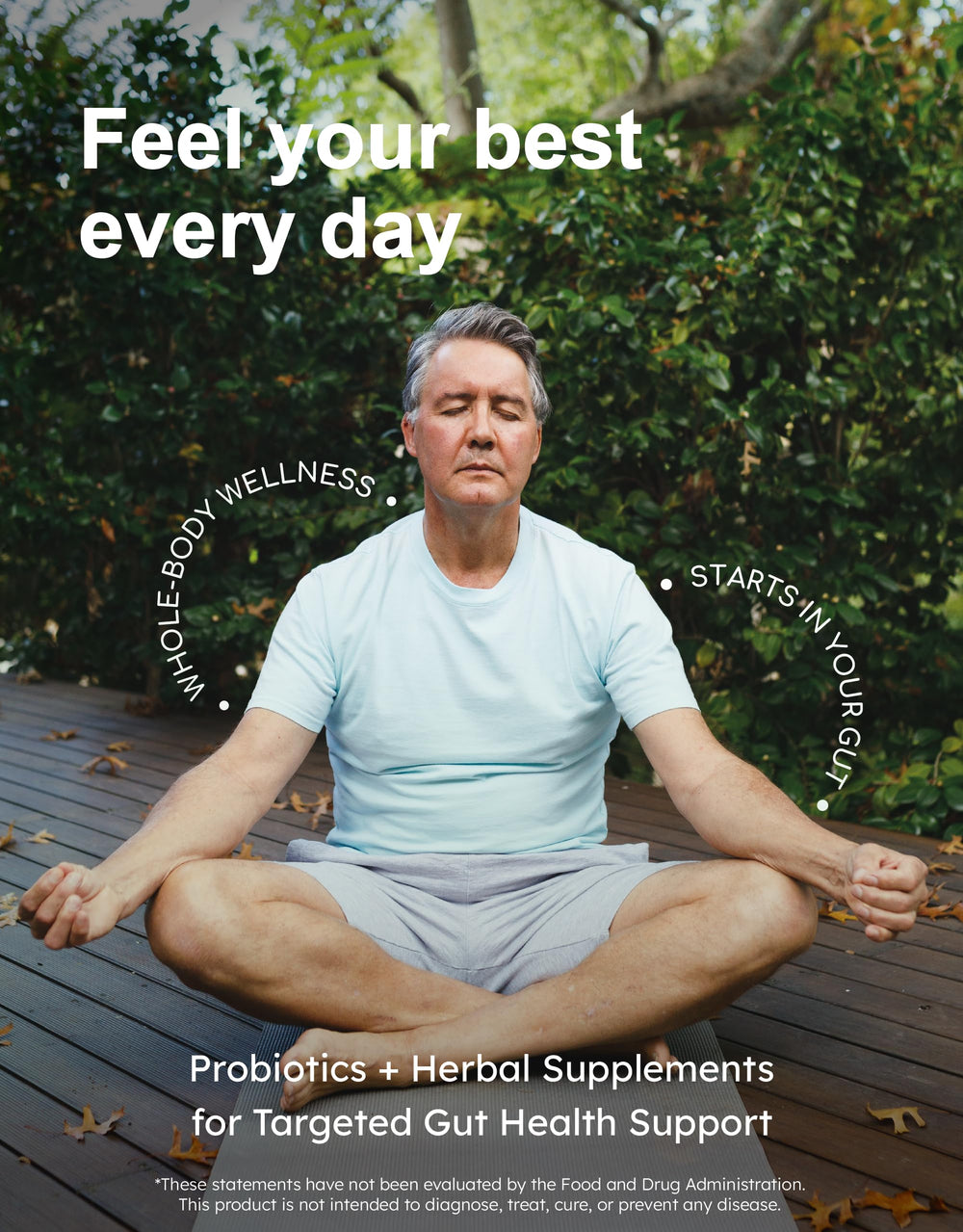 GutRx Overgrowth capsules with a glass of water illustrating daily use.
