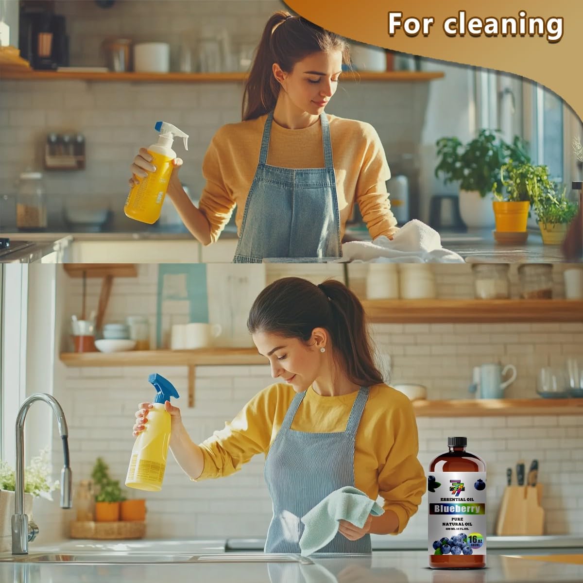 GV77ZF Blueberry Essential Oil in cleaning products with fruity aroma