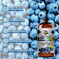GV77ZF Blueberry Essential Oil in a yoga meditation space